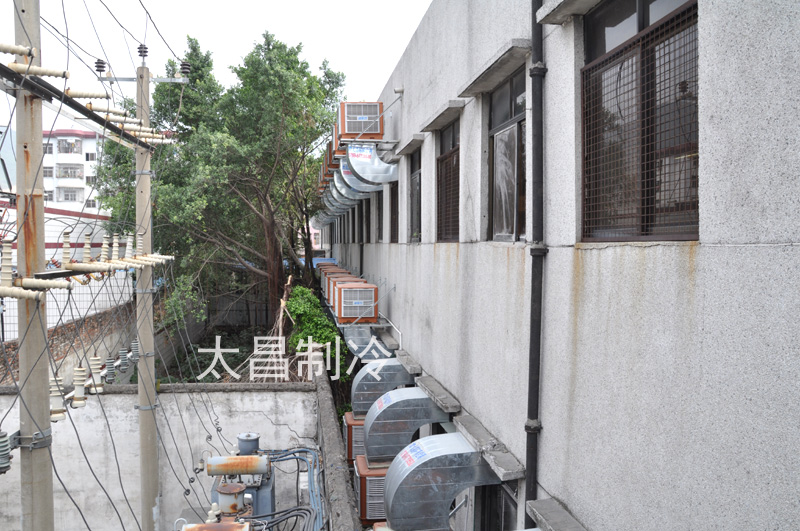 湖北某家五金廠環(huán)?？照{通風降溫案例