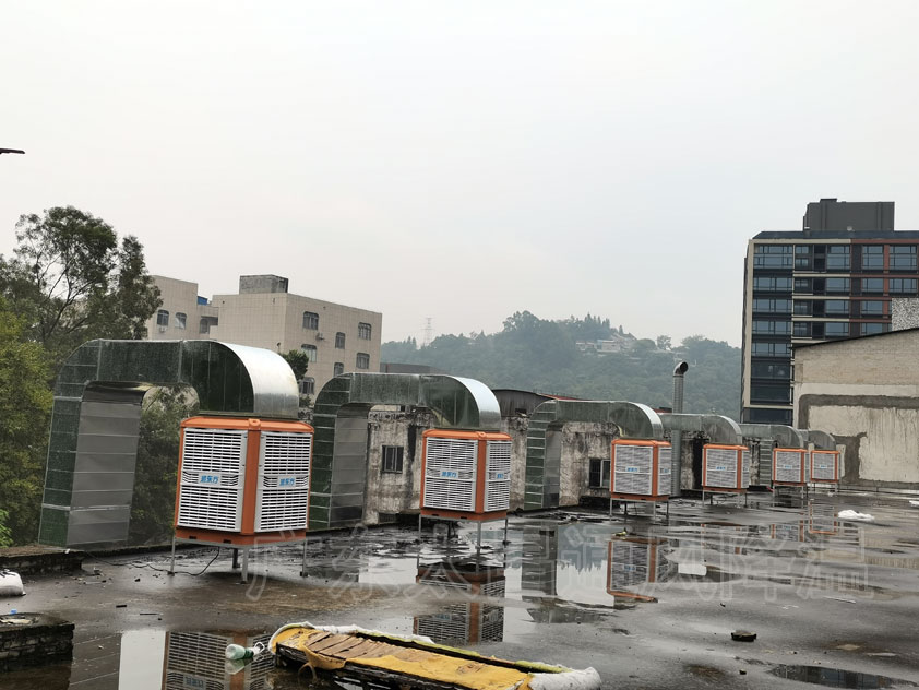 佛山家具廠車(chē)間降溫案例